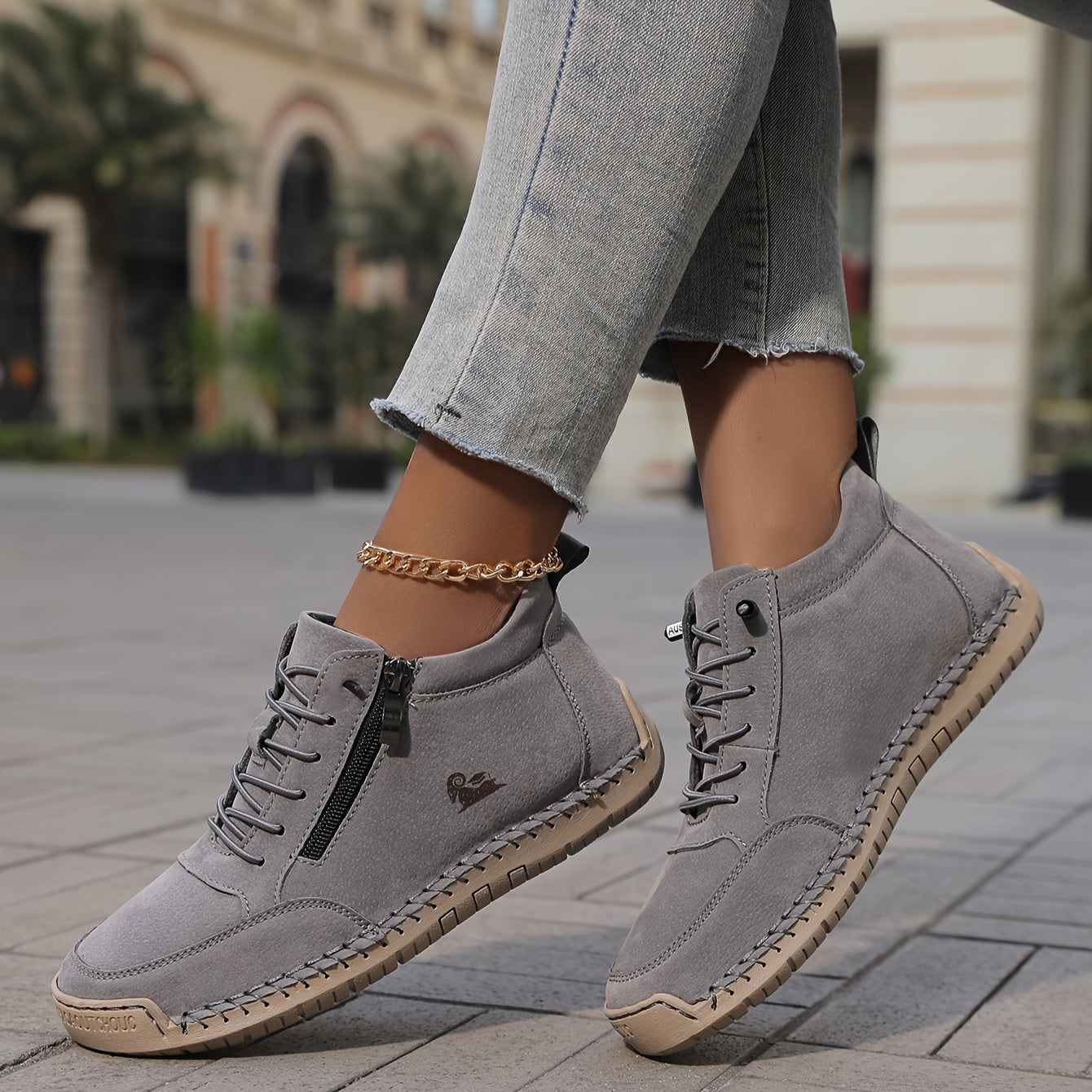 Mila™ – Ortopedyczne damskie sneakersy z zamkiem błyskawicznym