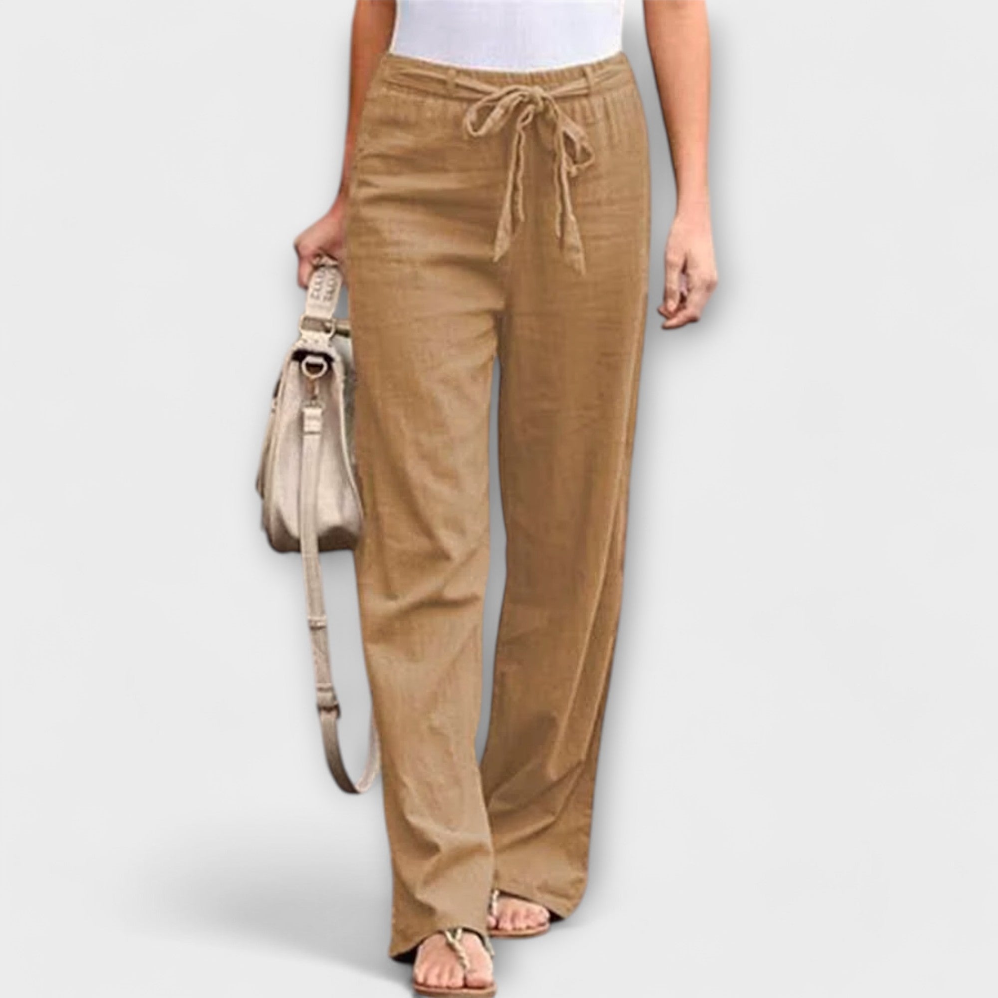 Lena | Eleganckie Spodnie Lniane