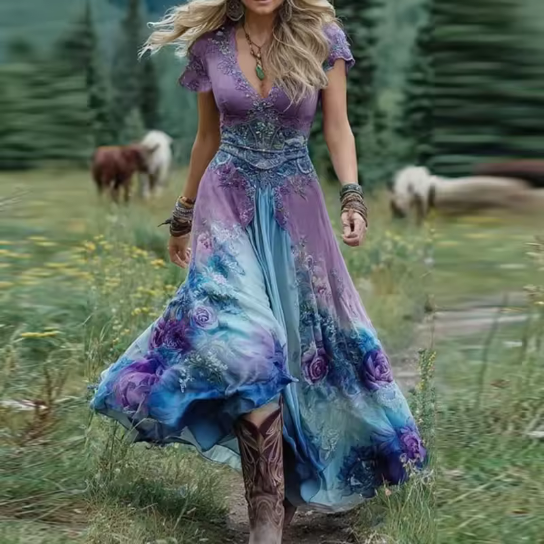 Noraya™ | Stylowa sukienka boho inspirowana stylem vintage