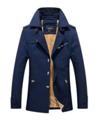 Elegancki Puchowy Trenchcoat