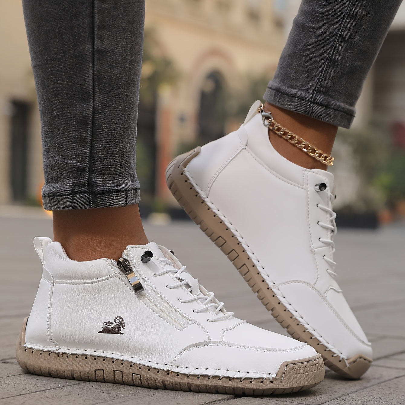 Mila™ – Ortopedyczne damskie sneakersy z zamkiem błyskawicznym