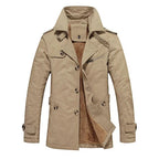 Elegancki Puchowy Trenchcoat