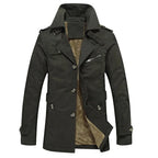 Elegancki Puchowy Trenchcoat